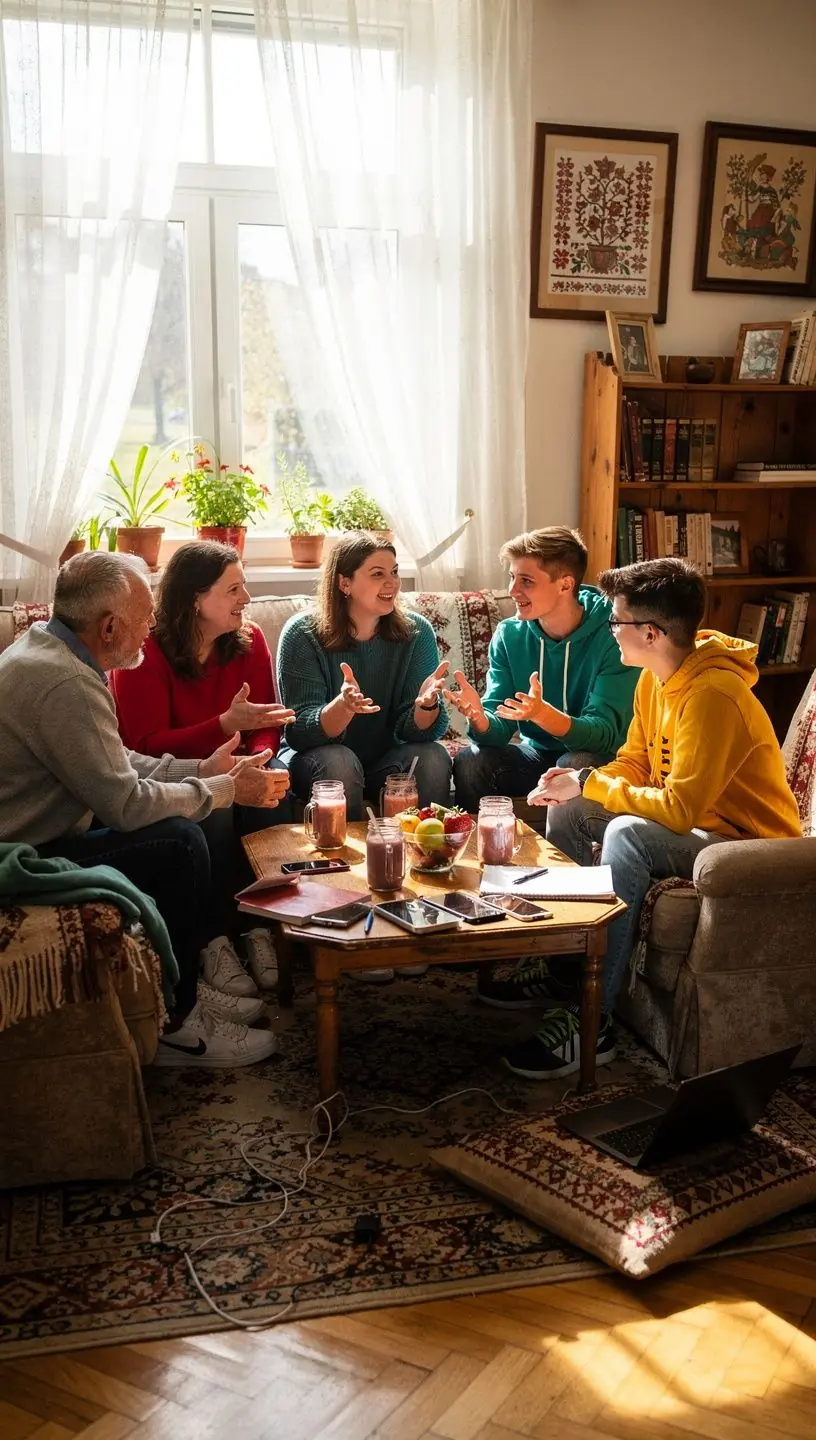 Osoba korzystająca z aplikacji do filtrowania fałszywych wiadomości na smartfonie.